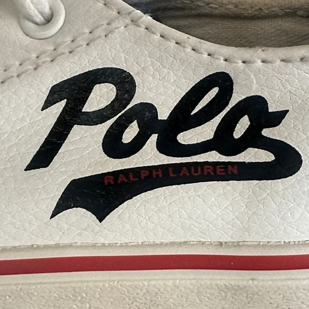 Ralph Lauren Polo Kids' Fantor III Script sneakers Leather 8